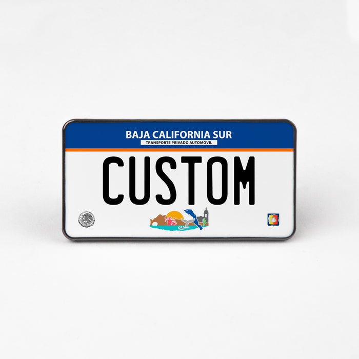 Baja California Sur License Plate Enamel Pin