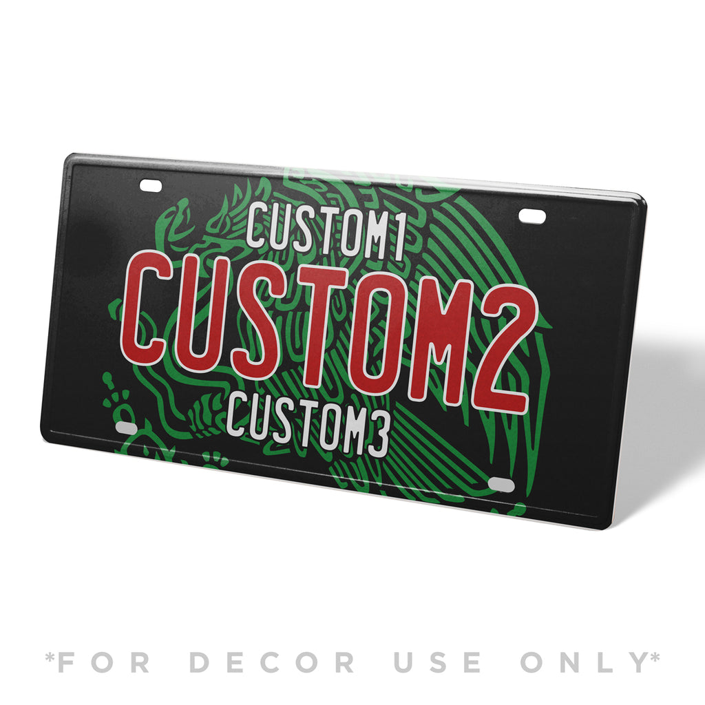 Mexico Metal License Plates — CityLocs