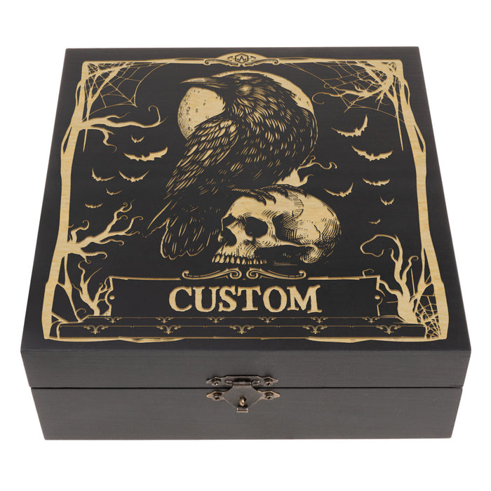 Empty Black Box Dark Raven