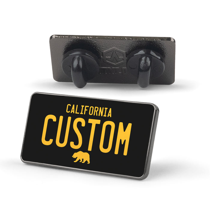 California 60's License Plate Enamel Pin