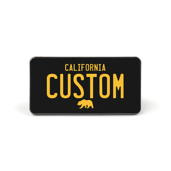 California 60's License Plate Enamel Pin