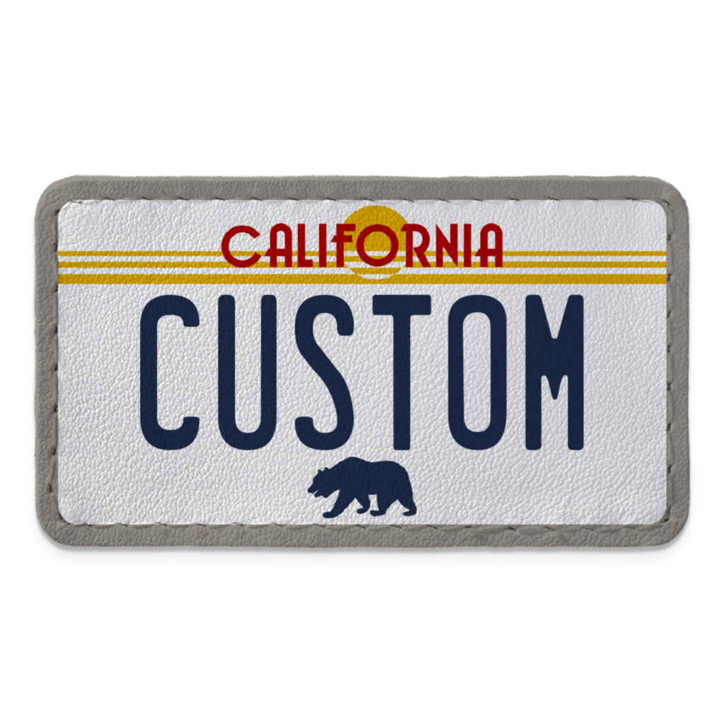 Swap Patch California Sunny License Plate