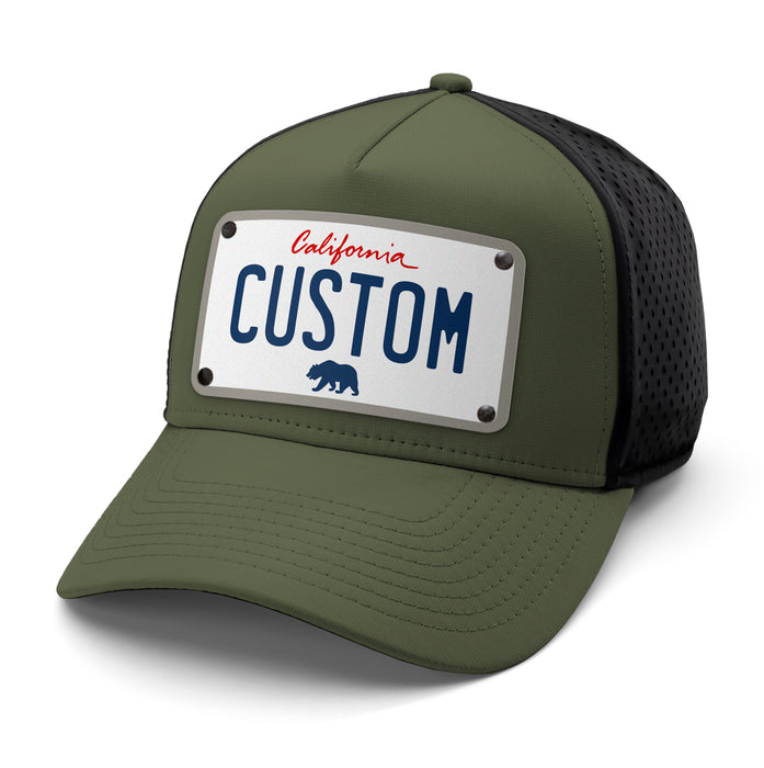 California White Plate Hat