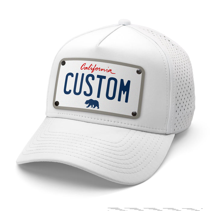California White Plate Hat