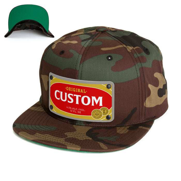 Blank Beverage Label Custom Hat