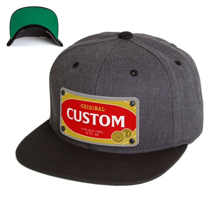 Blank Beverage Label Custom Hat