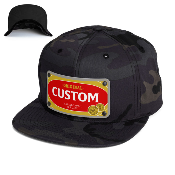 Blank Beverage Label Custom Hat