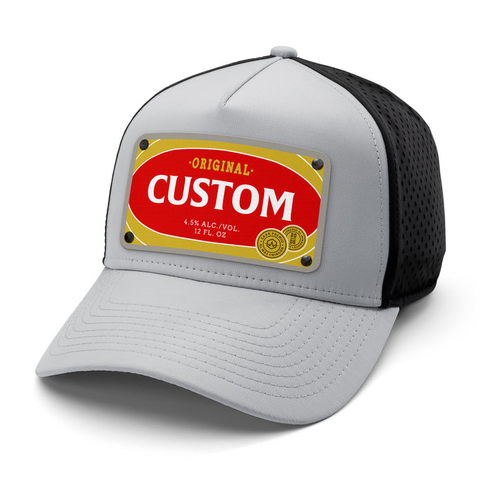 Blank Beverage Label Custom Hat