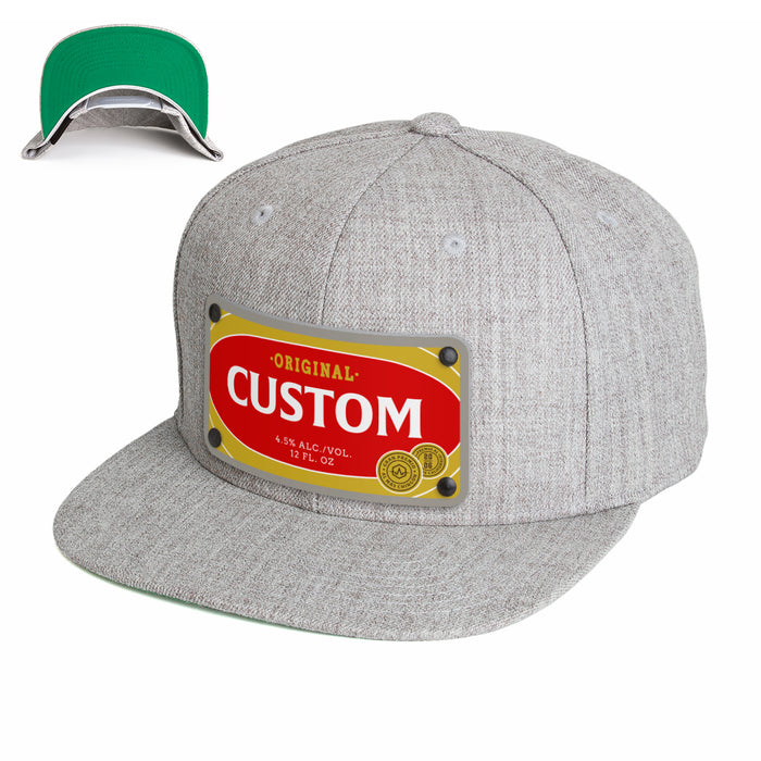 Blank Beverage Label Custom Hat