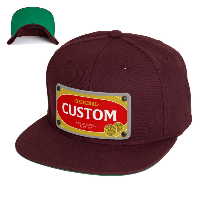 Blank Beverage Label Custom Hat