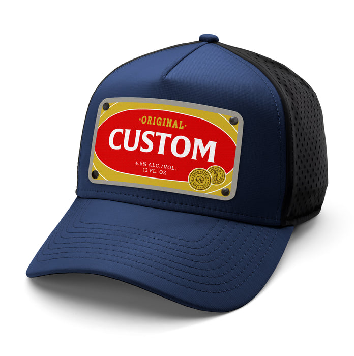 Blank Beverage Label Custom Hat