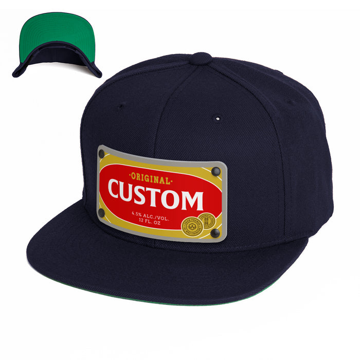 Blank Beverage Label Custom Hat