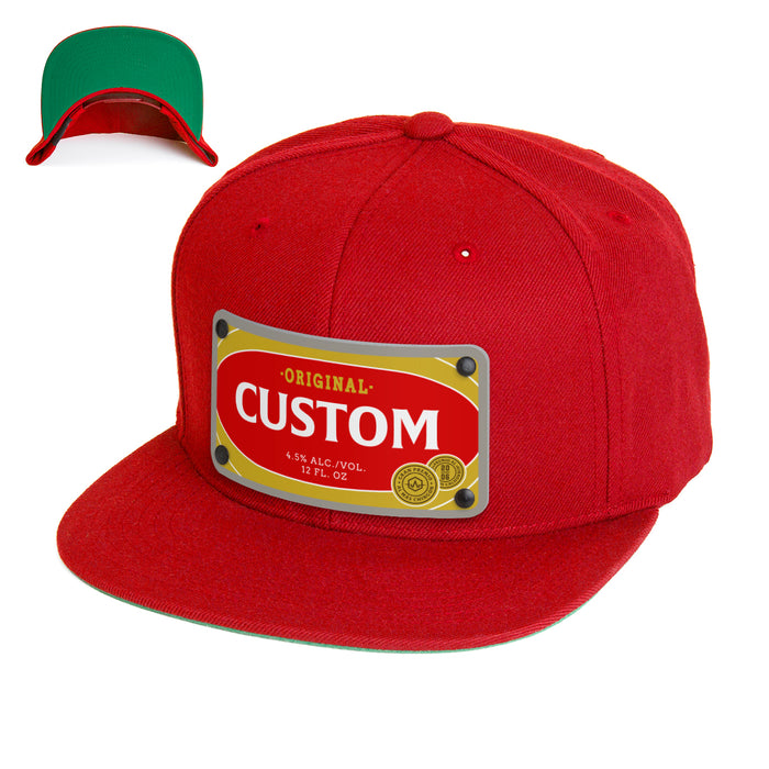 Blank Beverage Label Custom Hat