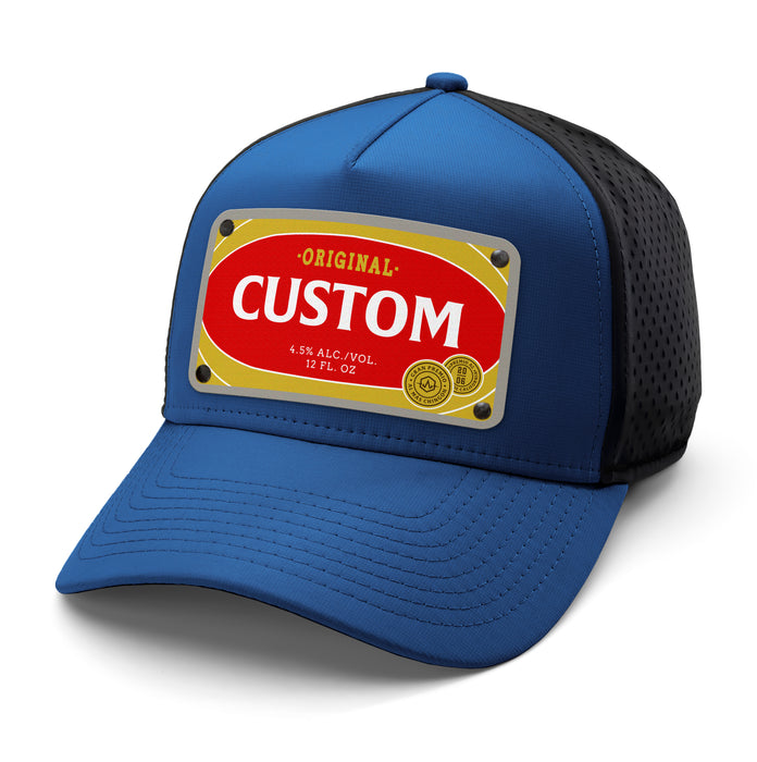Blank Beverage Label Custom Hat