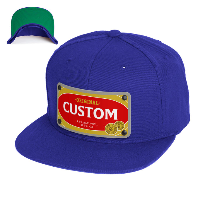 Blank Beverage Label Custom Hat
