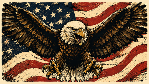 Eagle & Flag