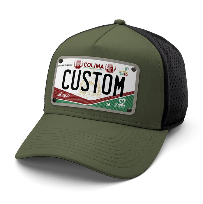 Colima License Plate Hat