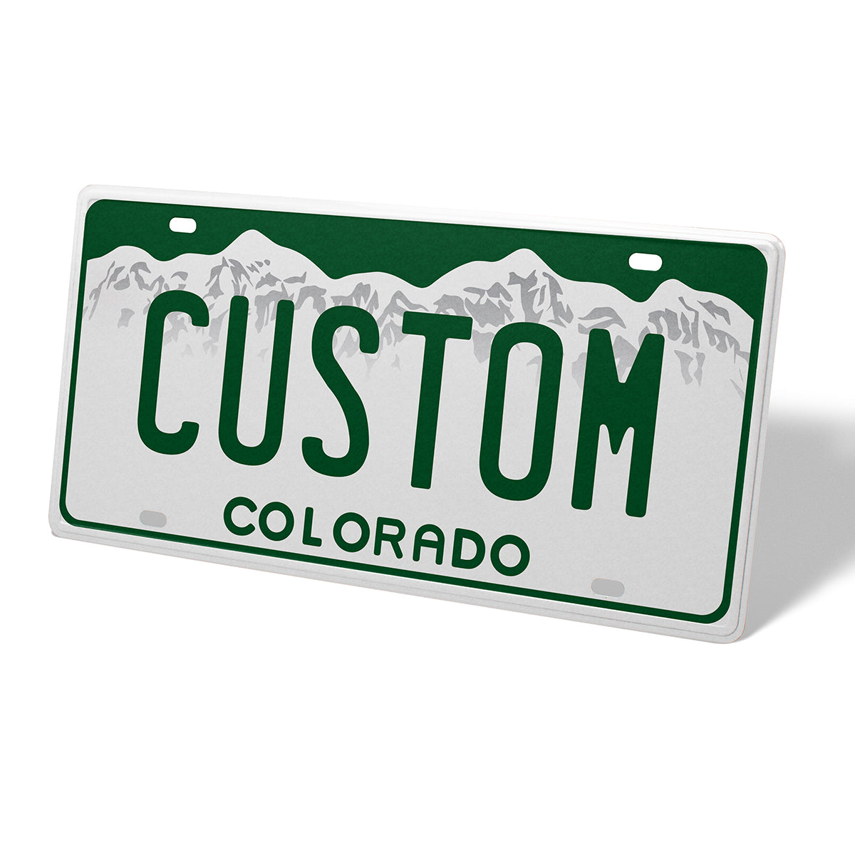 Colorado Metal License Plate