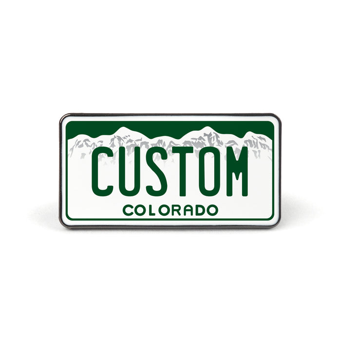 Colorado License Plate Enamel Pin