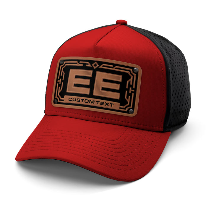 Copper 2-Letter Monogram Custom Hat