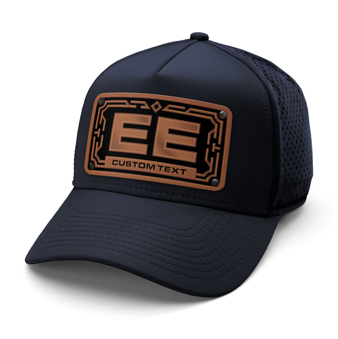 Copper 2-Letter Monogram Custom Hat