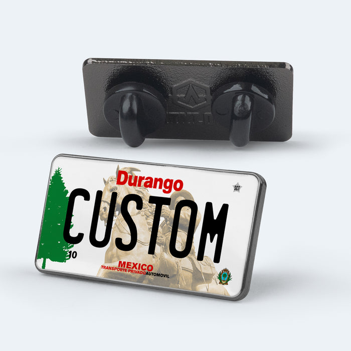 Durango License Plate Enamel Pin