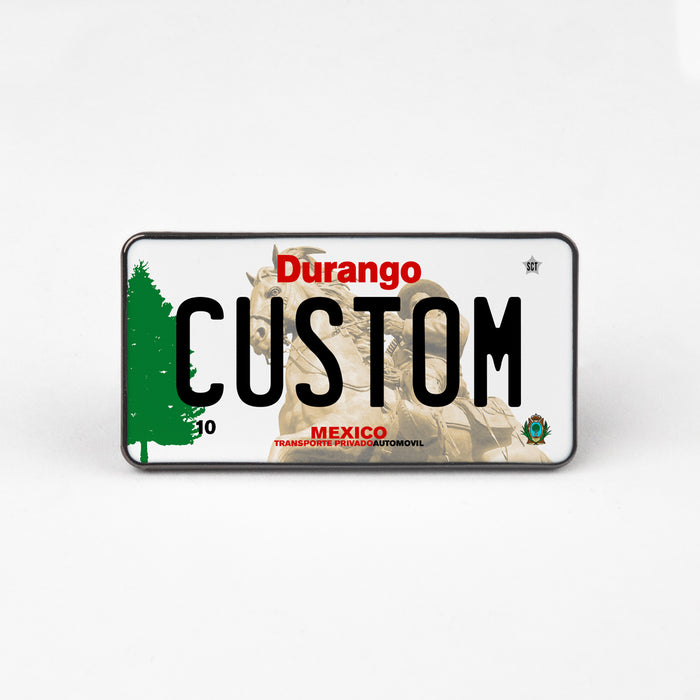 Durango License Plate Enamel Pin