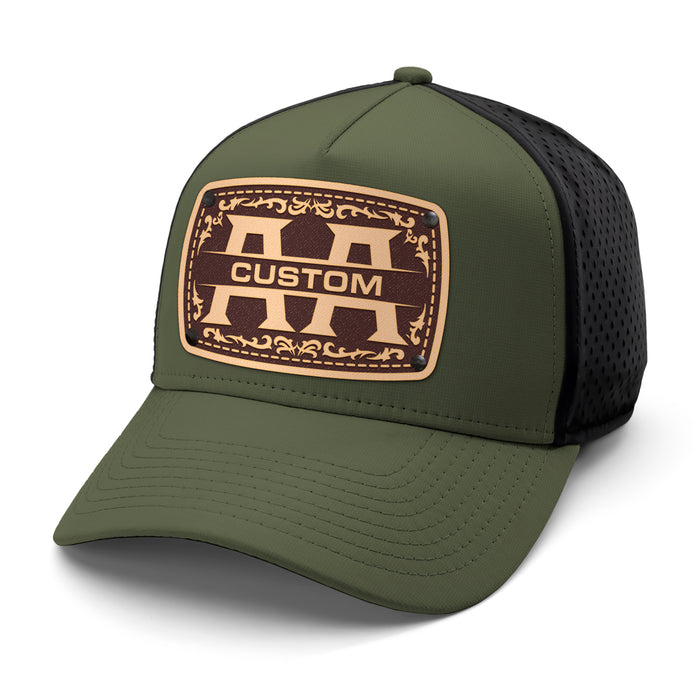 Engraved 2-Letter Monogram Custom Hat