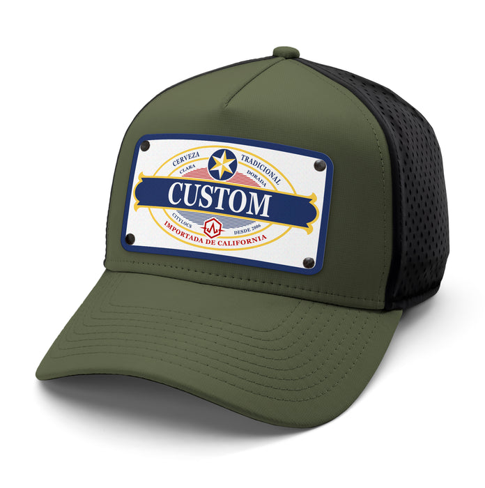 Star Beverage Label Custom Hat