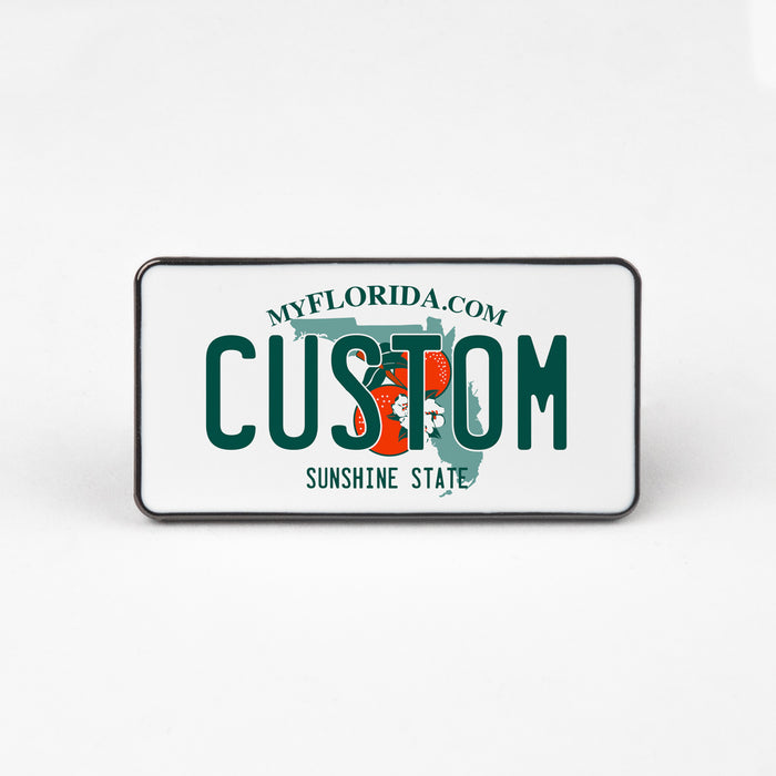 Florida License Plate Enamel Pin