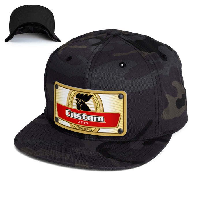 Rooster Beverage Label Custom Hat