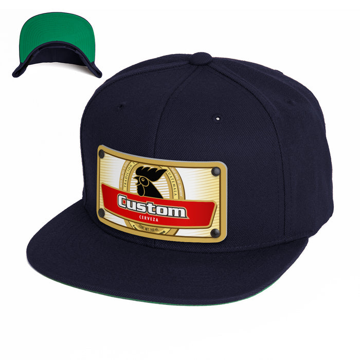 Rooster Beverage Label Custom Hat