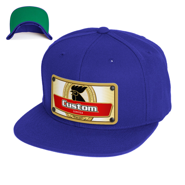 Rooster Beverage Label Custom Hat