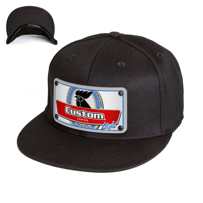 Light Rooster Beverage Label Custom Hat