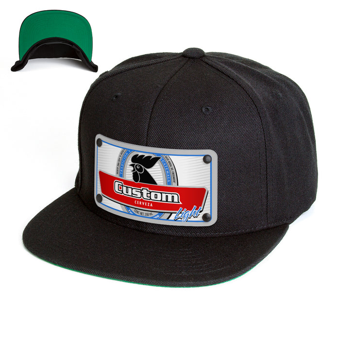 Light Rooster Beverage Label Custom Hat