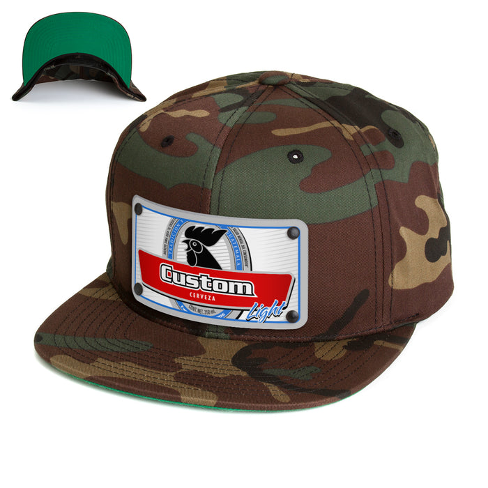Light Rooster Beverage Label Custom Hat
