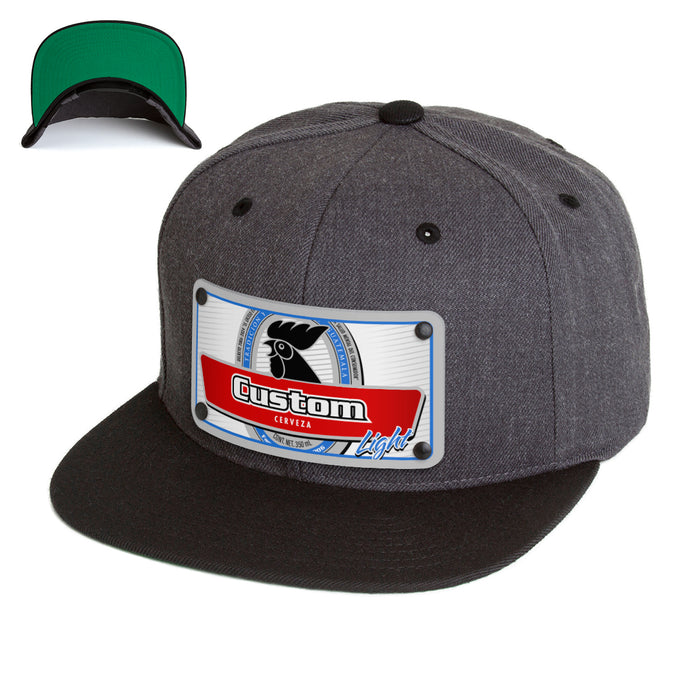 Light Rooster Beverage Label Custom Hat