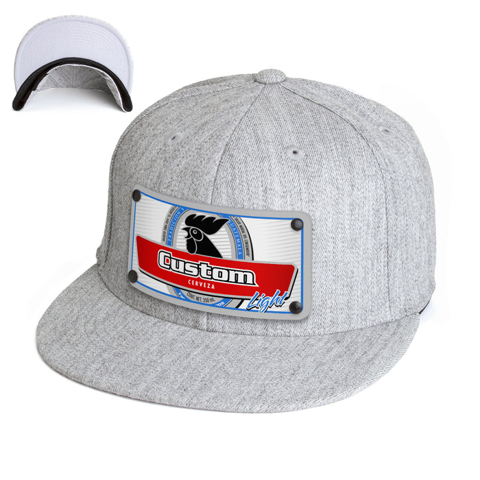Light Rooster Beverage Label Custom Hat