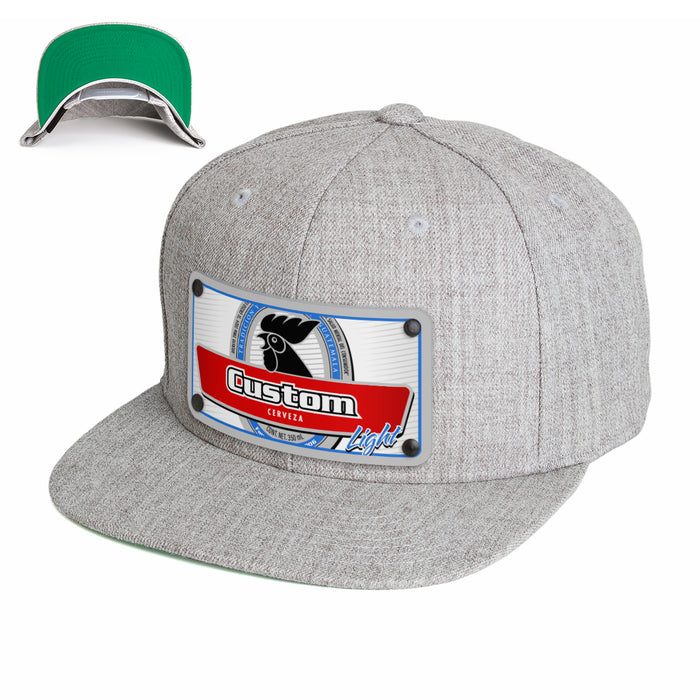 Light Rooster Beverage Label Custom Hat