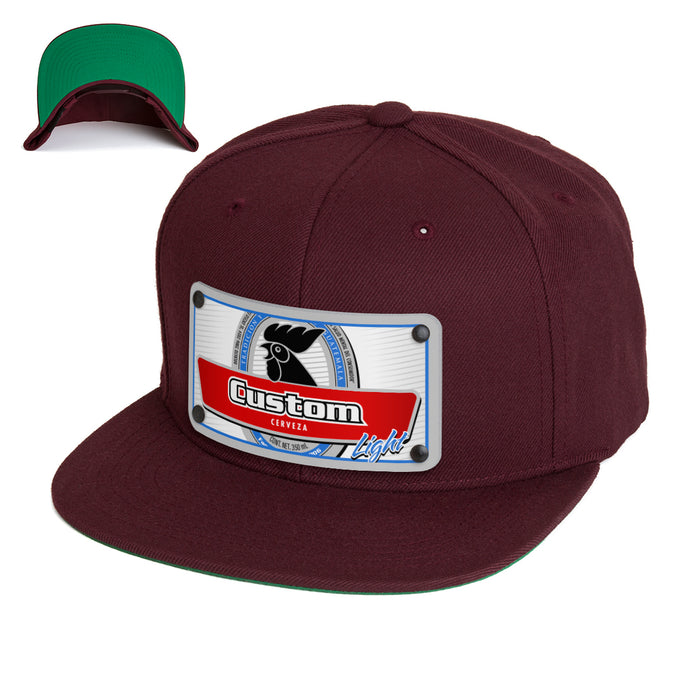 Light Rooster Beverage Label Custom Hat