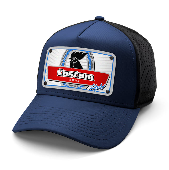 Light Rooster Beverage Label Custom Hat