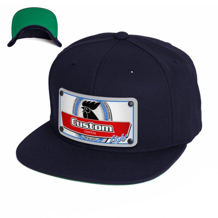 Light Rooster Beverage Label Custom Hat