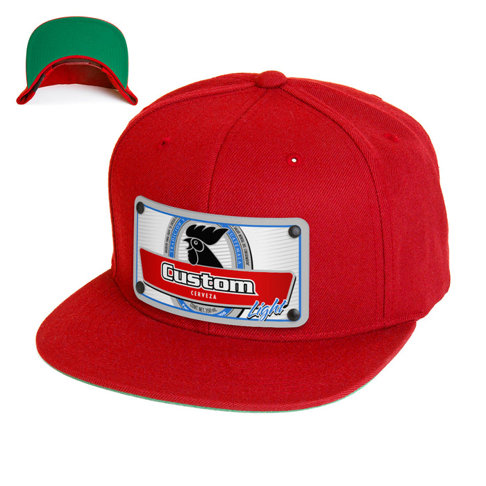 Light Rooster Beverage Label Custom Hat