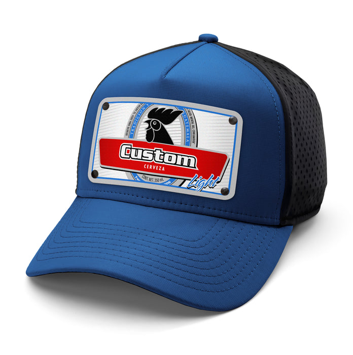 Light Rooster Beverage Label Custom Hat