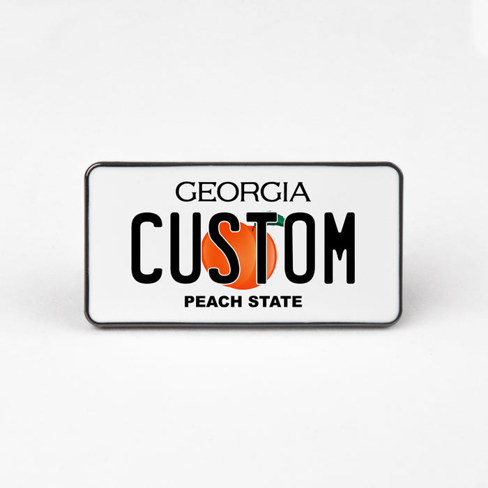 Georgia License Plate Enamel Pin