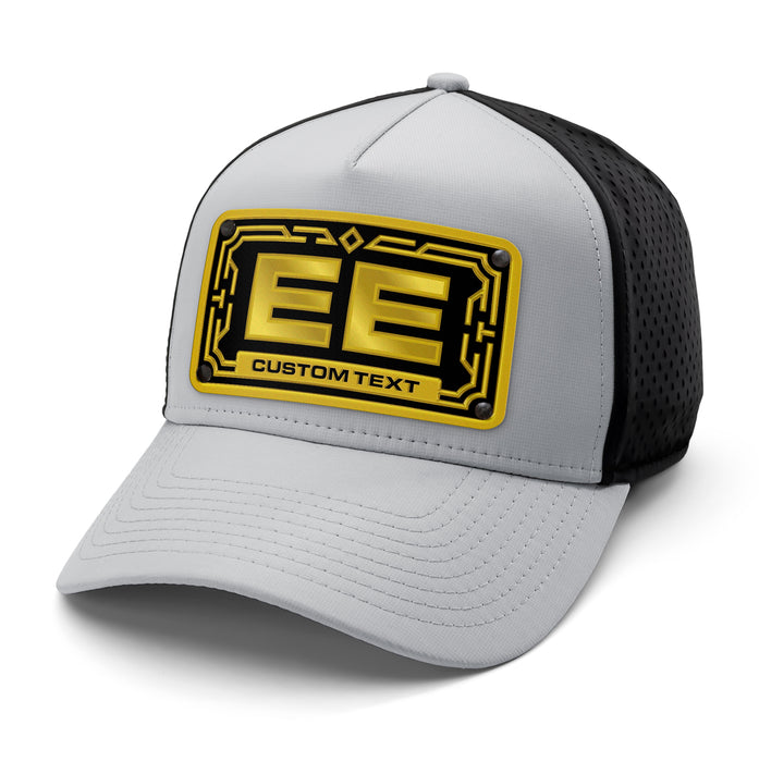 Gold 2-Letter Monogram Custom Hat