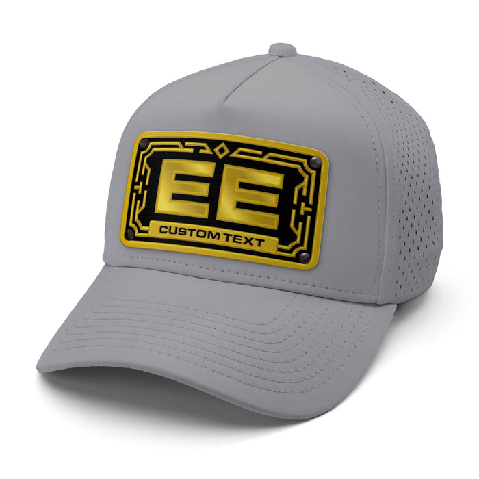 Gold 2-Letter Monogram Custom Hat