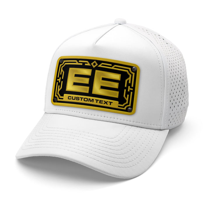 Gold 2-Letter Monogram Custom Hat