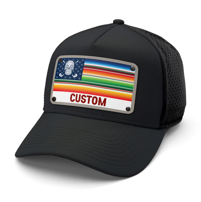 Sarape Flag Golf Custom Hat