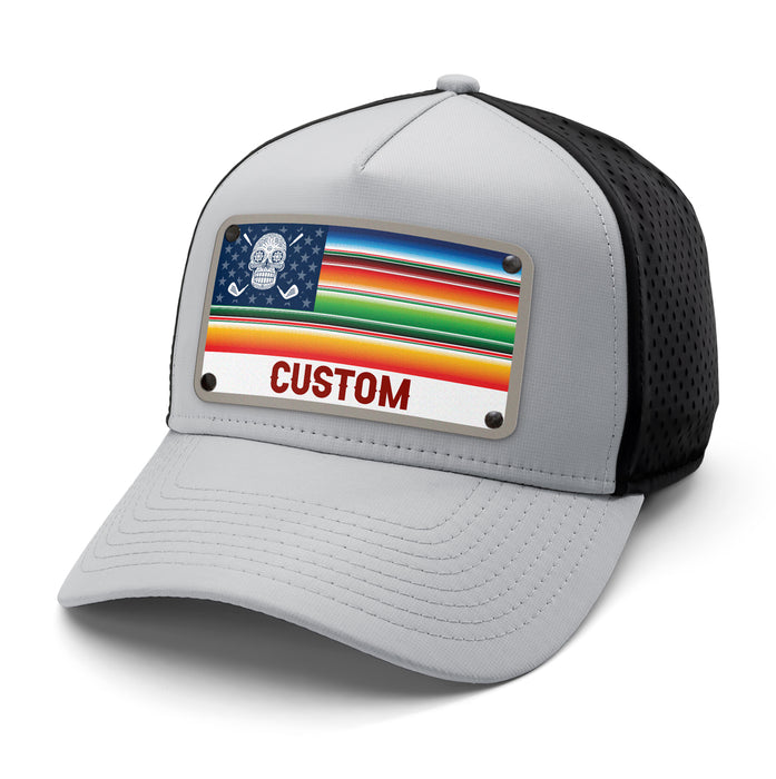 Sarape Flag Golf Custom Hat